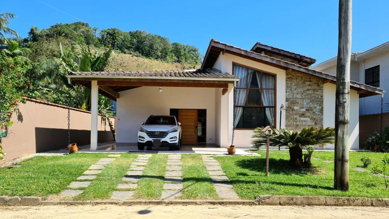 Linda Casa Em Ubatuba Condominio Fechado Exterior foto